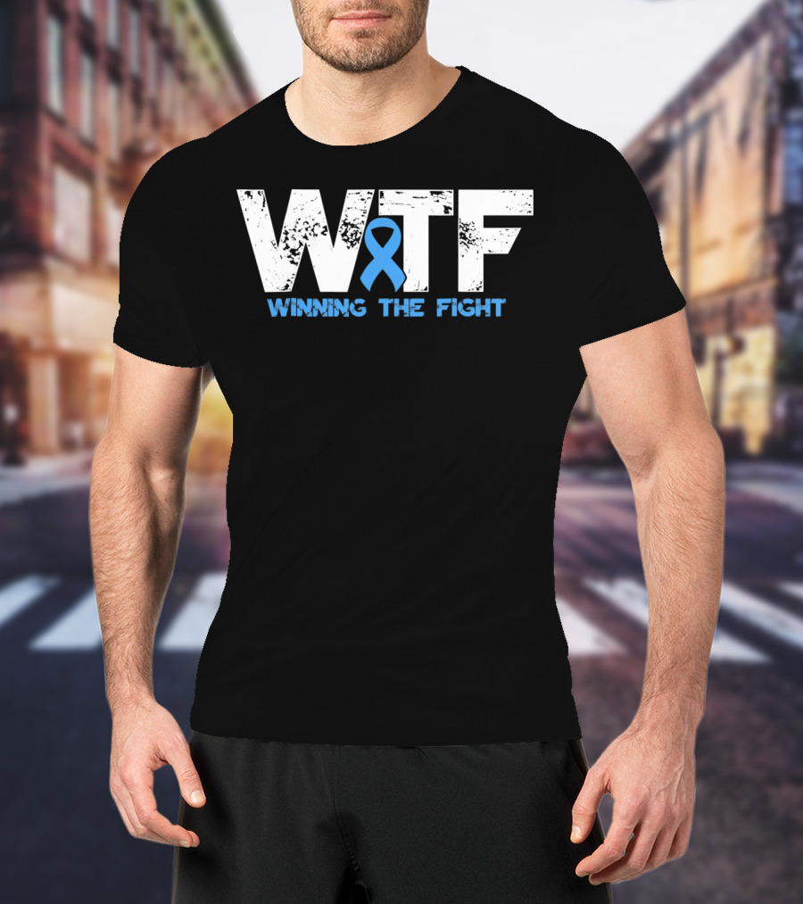 Winning The Fight WTF Addison's Disease Awareness T-Shirt