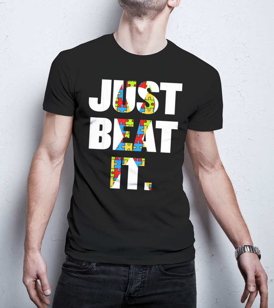Just Beat It Autism Puzzle T-Shirt
