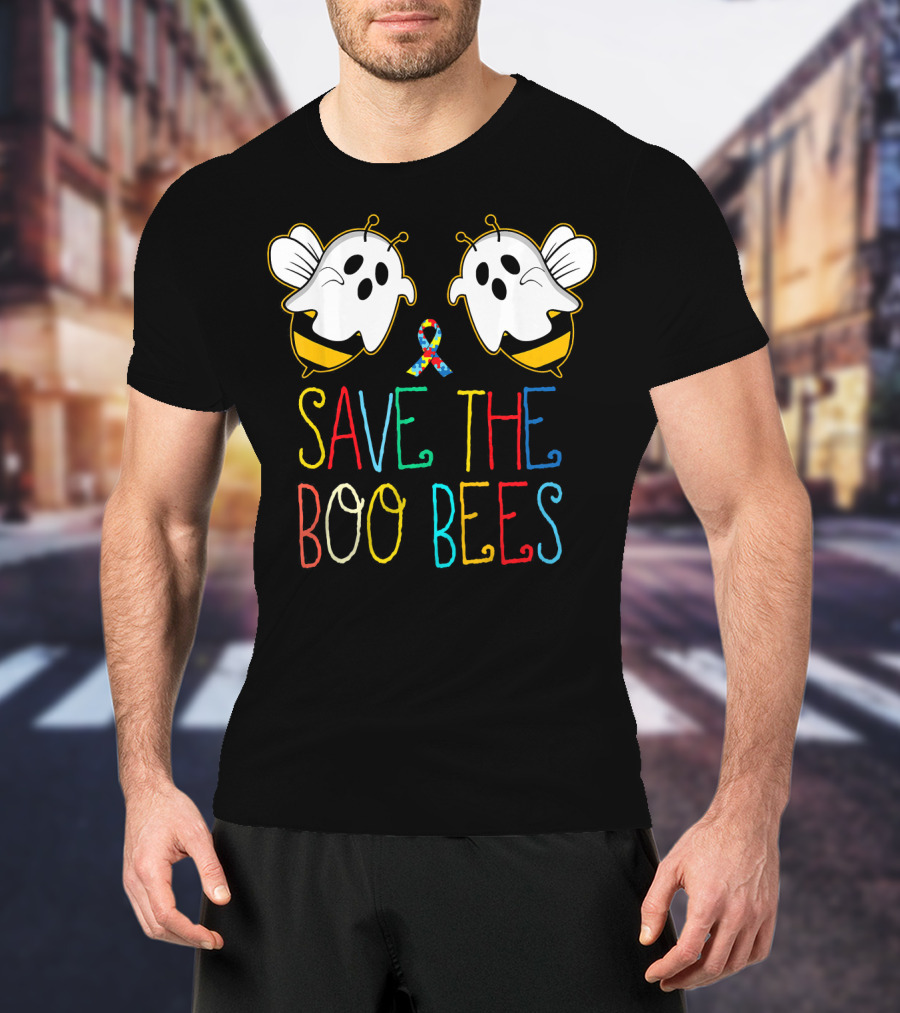 Save The Boo Bees Autism Cancer Awareness T-Shirt