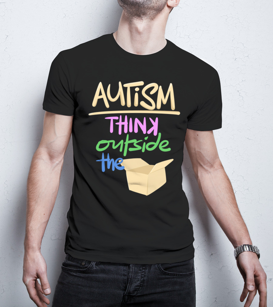 Autism Awareness Think Outside The Box T-Shirt