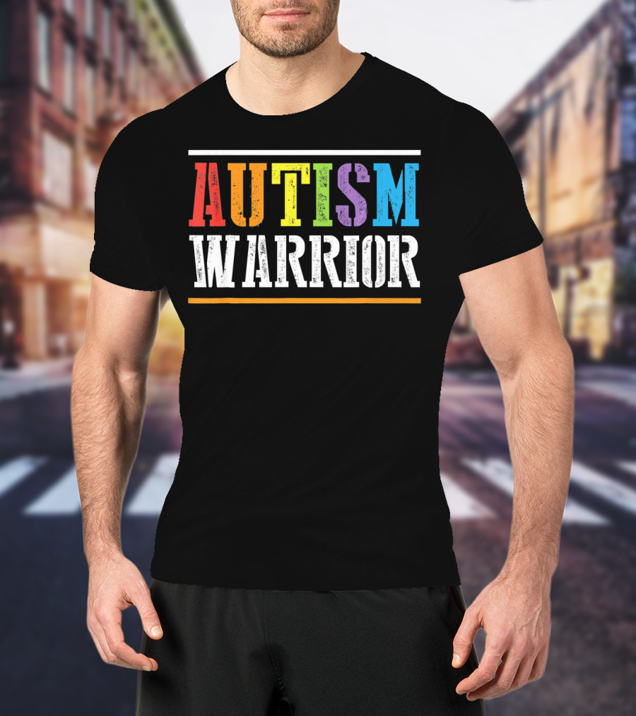 Autism Warrior Autism Awareness Month T-Shirt