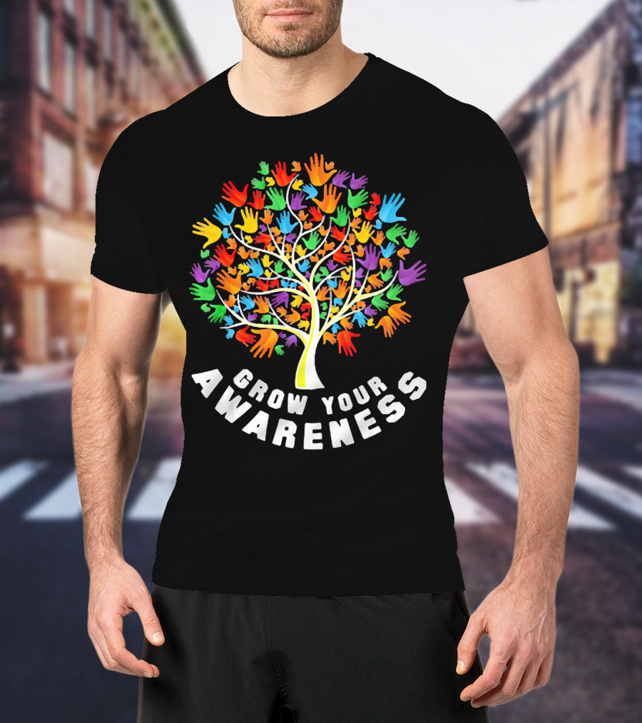 Grow Your Awareness Autism Awareness Charity T-Shirt