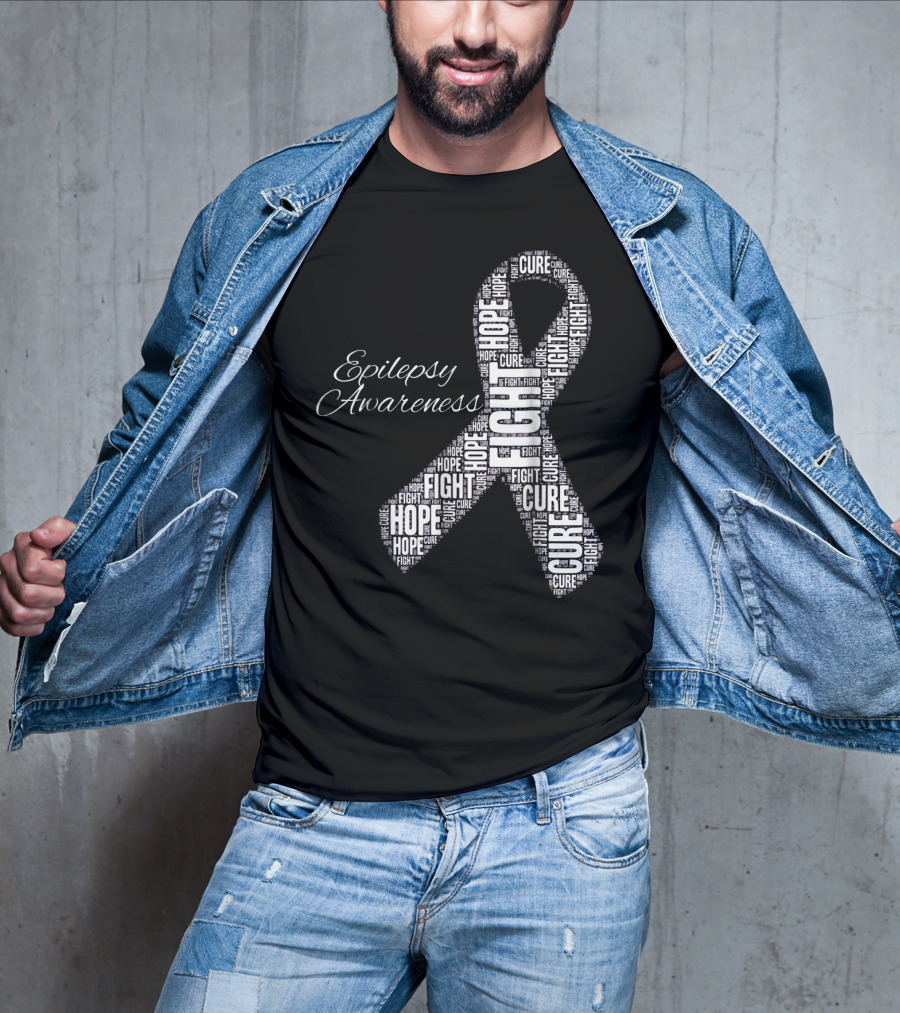 Epilepsy Awareness Hope Fight Cure T-Shirt
