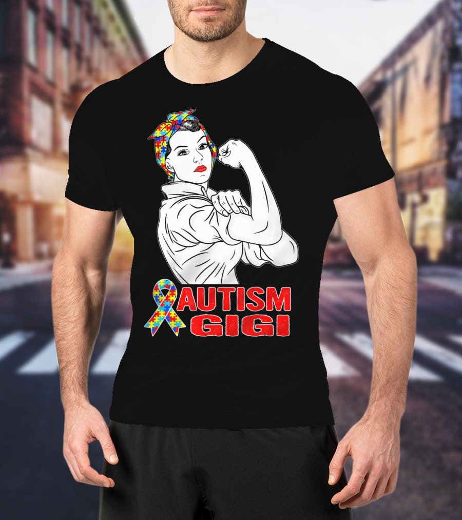 Autism Gigi Unbreakable With Puzzle T-Shirt