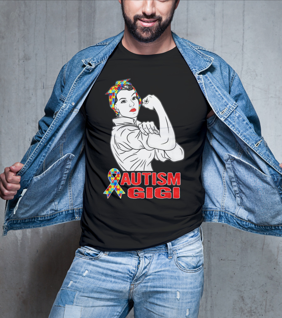 Autism Gigi Unbreakable With Puzzle T-Shirt