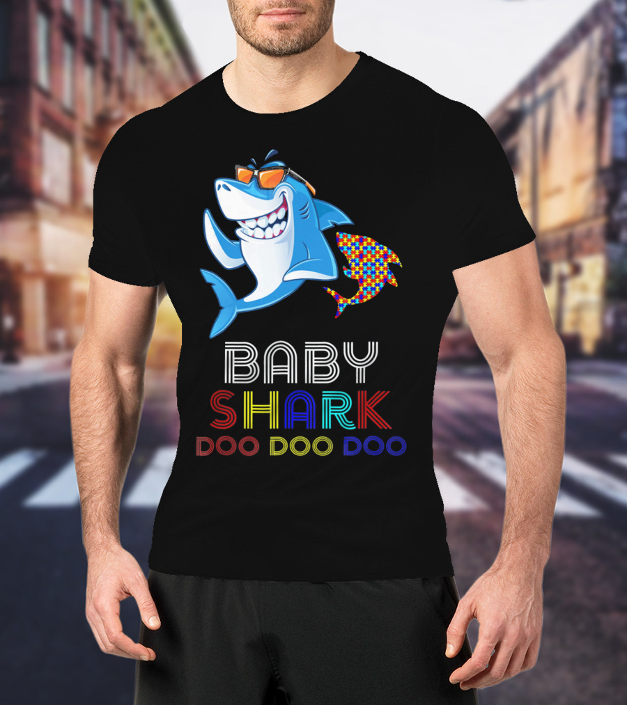 Baby Shark Doo Doo Doo Autism Awareness T-Shirt