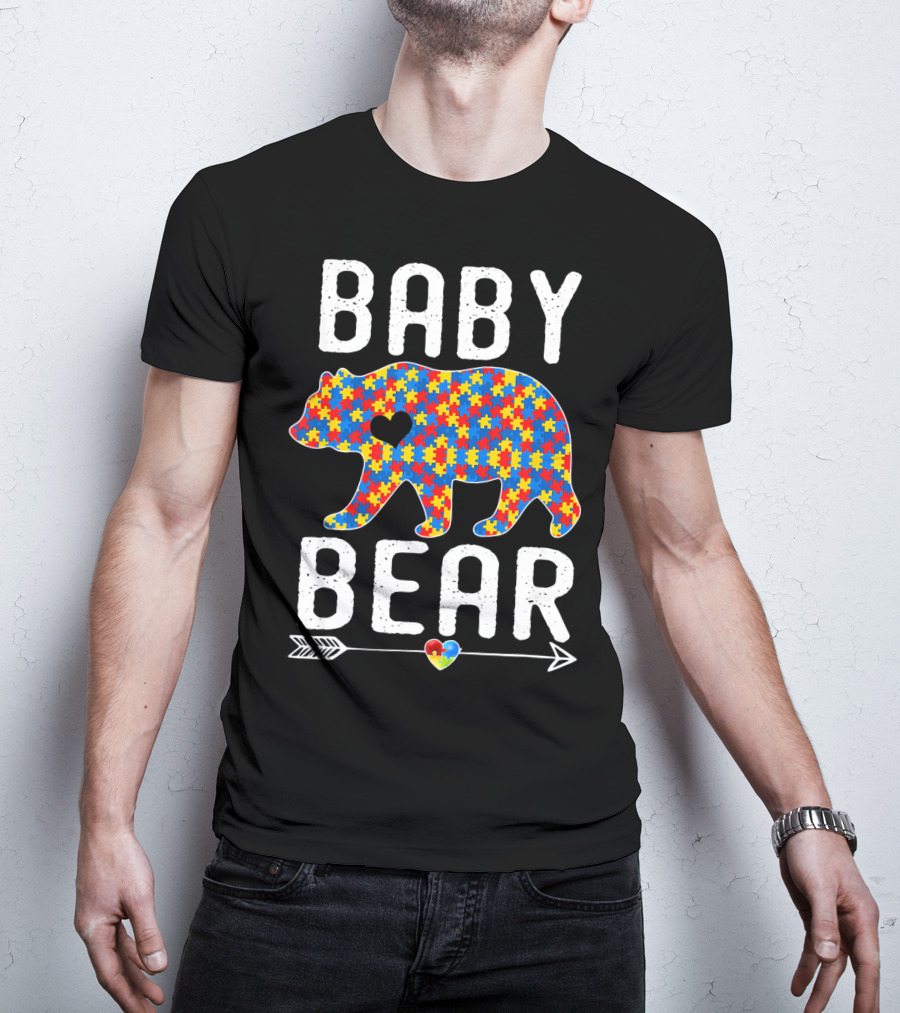 BABY BEAR Autism Puzzle Heart Awareness T-Shirt