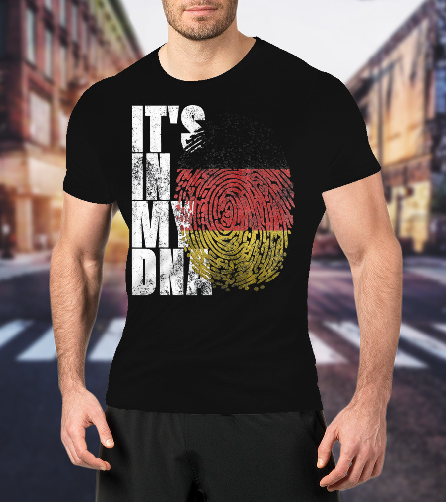It's In My DNA German Flag Fingerprint Oktoberfest T-Shirt