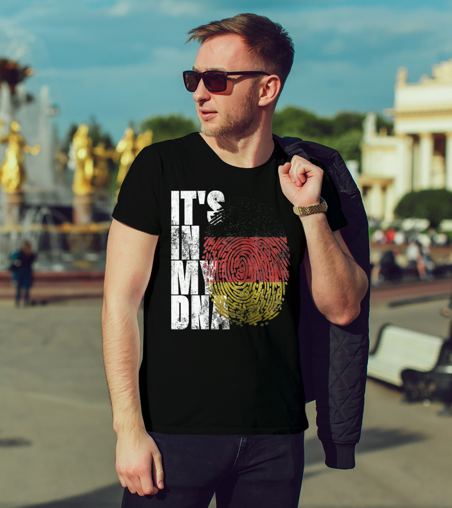 It's In My DNA German Flag Fingerprint Oktoberfest T-Shirt