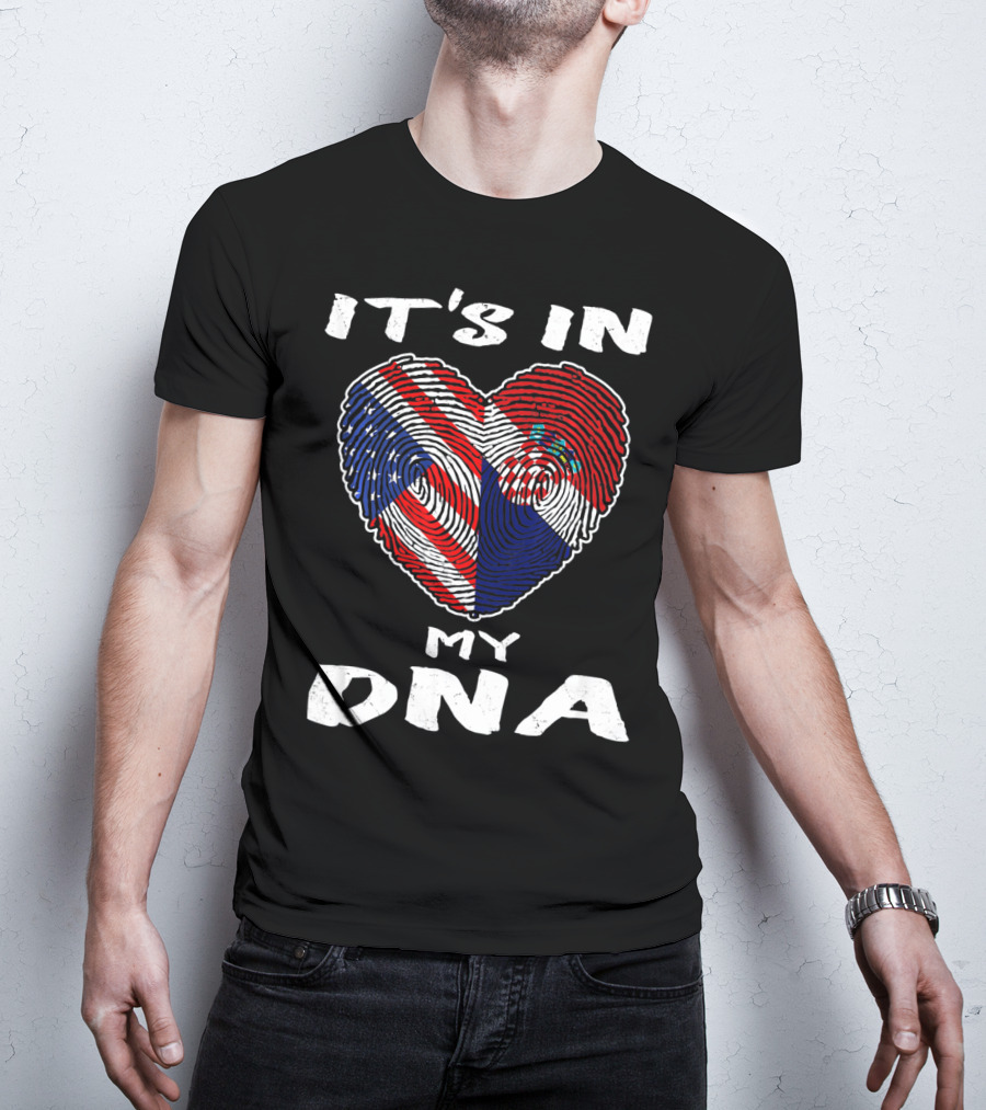 It's In My DNA Croatia Flag Heart Croatian Bira T-Shirt