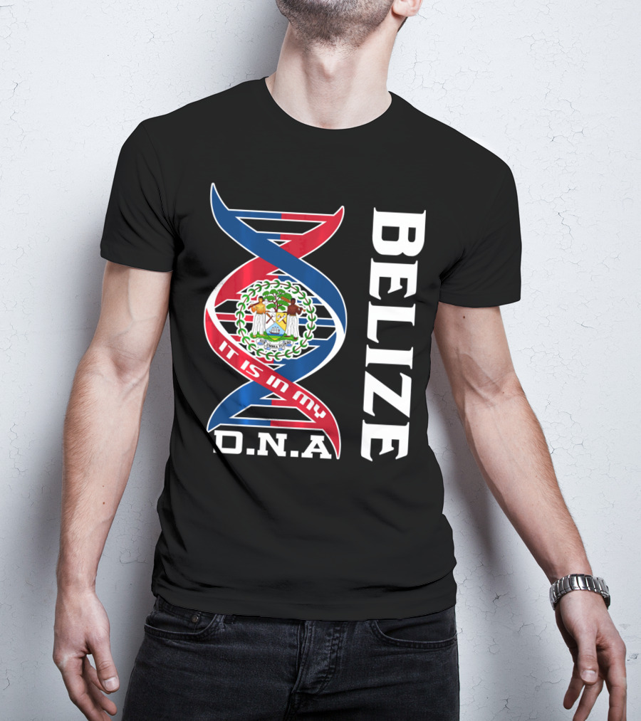 Belize Coat Of Arms It Is In My DNA T-Shirt