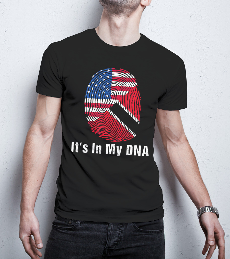 Trinidad And Tobago Flag USA Flag It's In My DNA T-Shirt