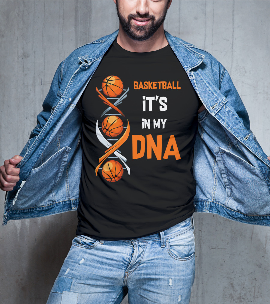 Basketball It's In My DNA Basketball DNA Humor T-Shirt