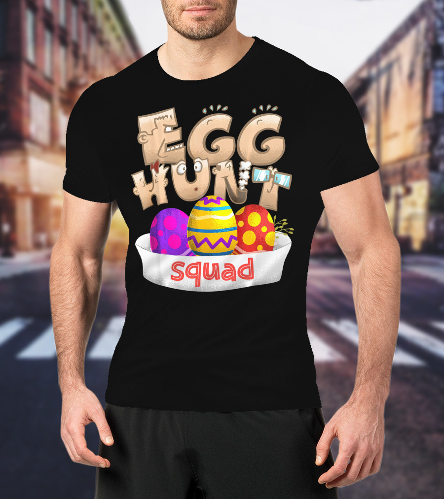 Egg Hunt Squad Cool Easter T-Shirt