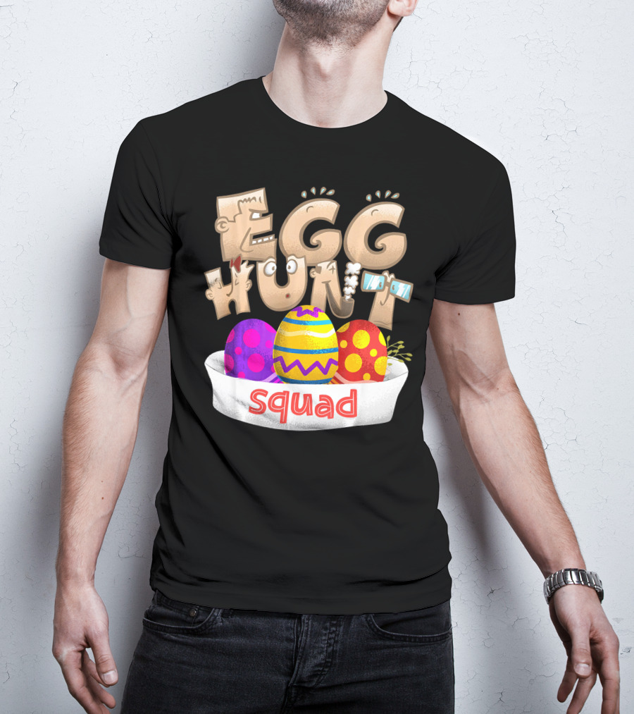 Egg Hunt Squad Cool Easter T-Shirt