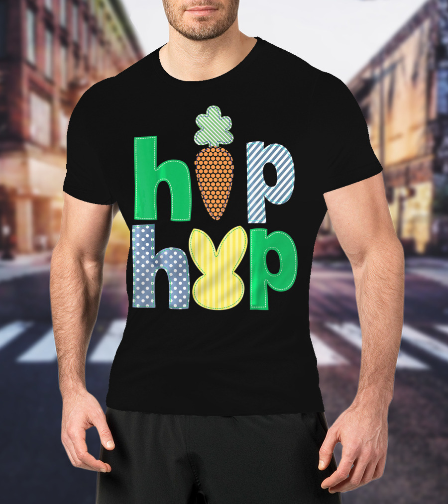 Hip Hop Bunny Carrot Easter T-Shirt