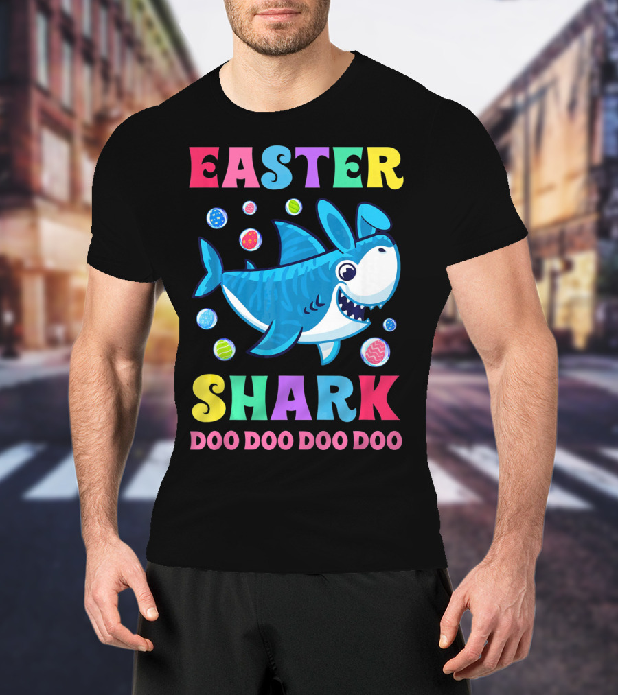 Easter Shark Doo Doo Doo Doo T-Shirt