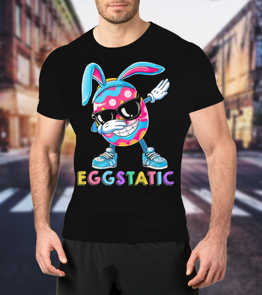 Easter Eggstatic Bunny Floss Like A Boss T-Shirt