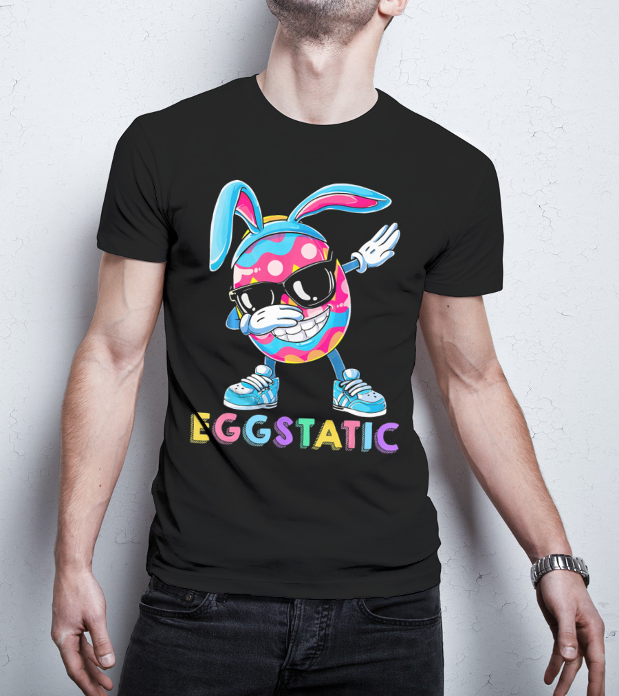 Easter Eggstatic Bunny Floss Like A Boss T-Shirt