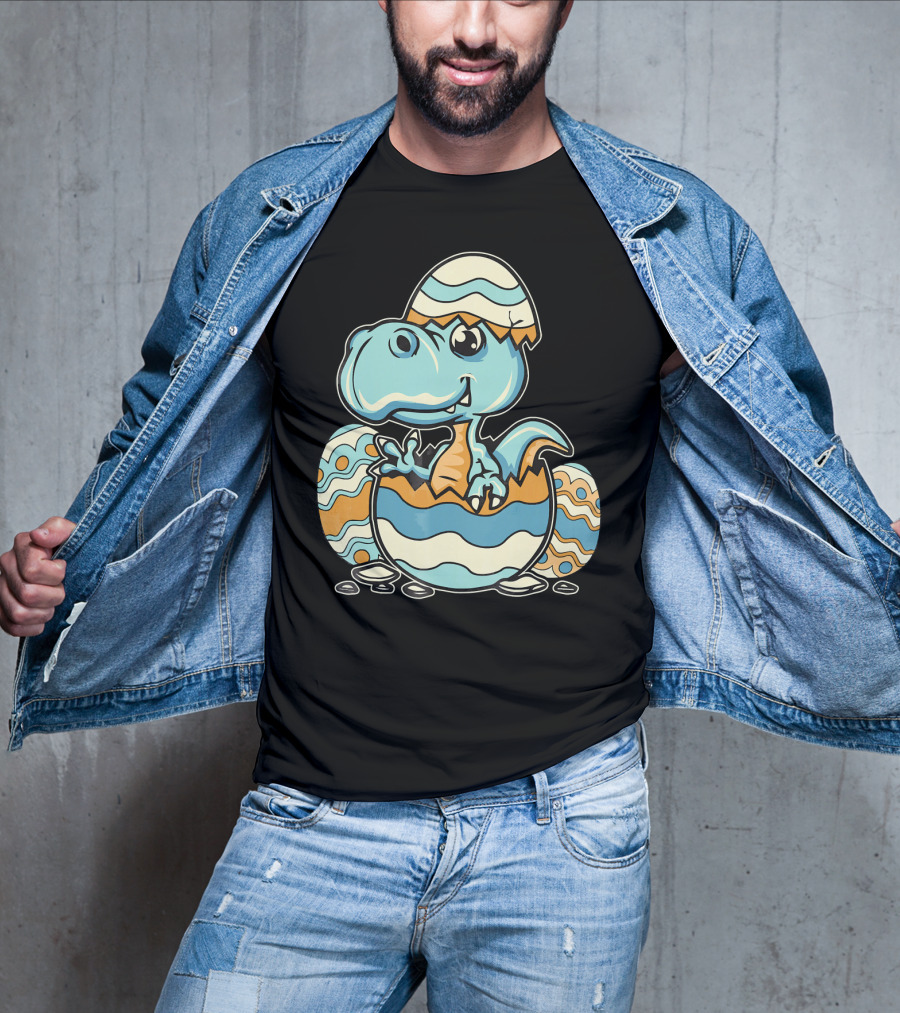 Dinosaur Hatchling In Easter Egg Delight T-Shirt