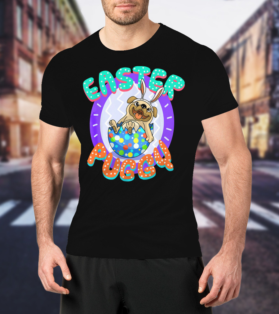 Easter Puggy Cute Resurrection Pug Dog T-Shirt