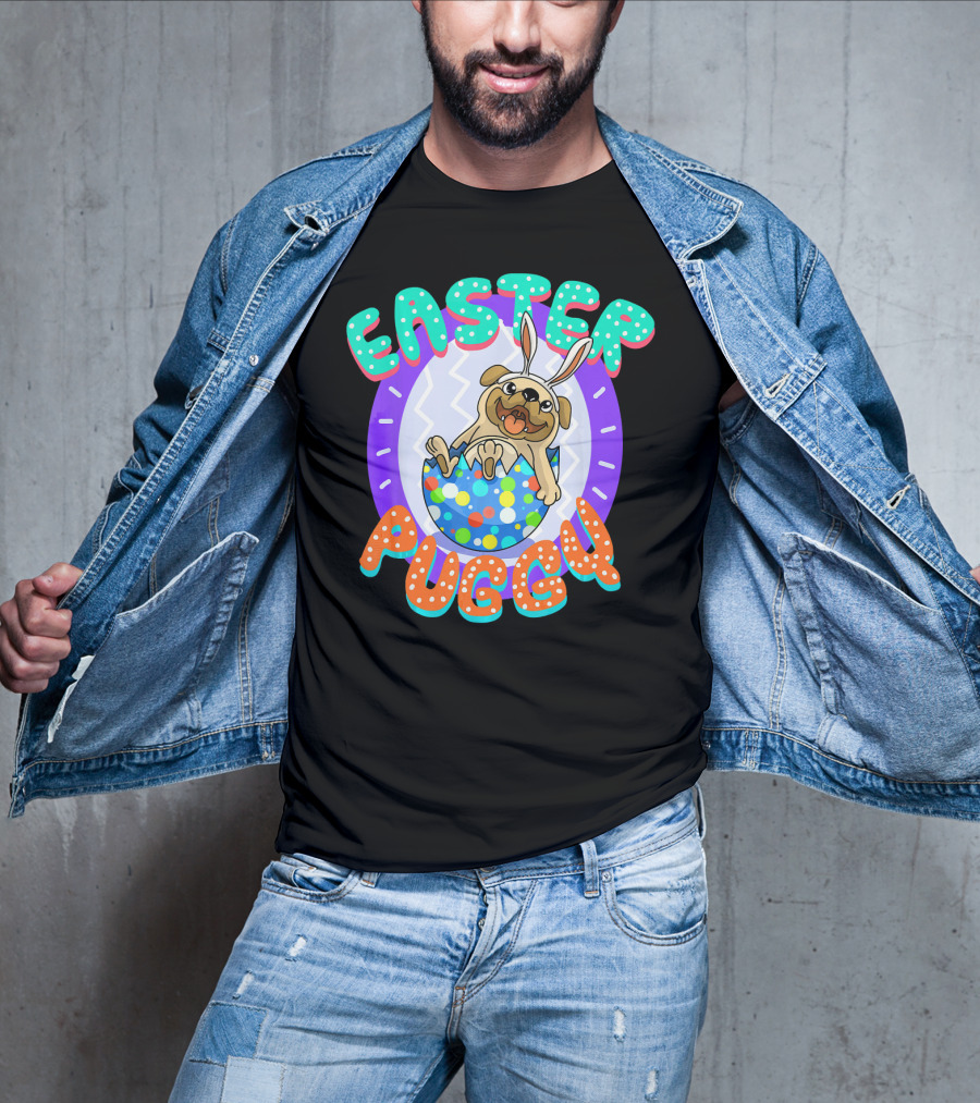 Easter Puggy Cute Resurrection Pug Dog T-Shirt