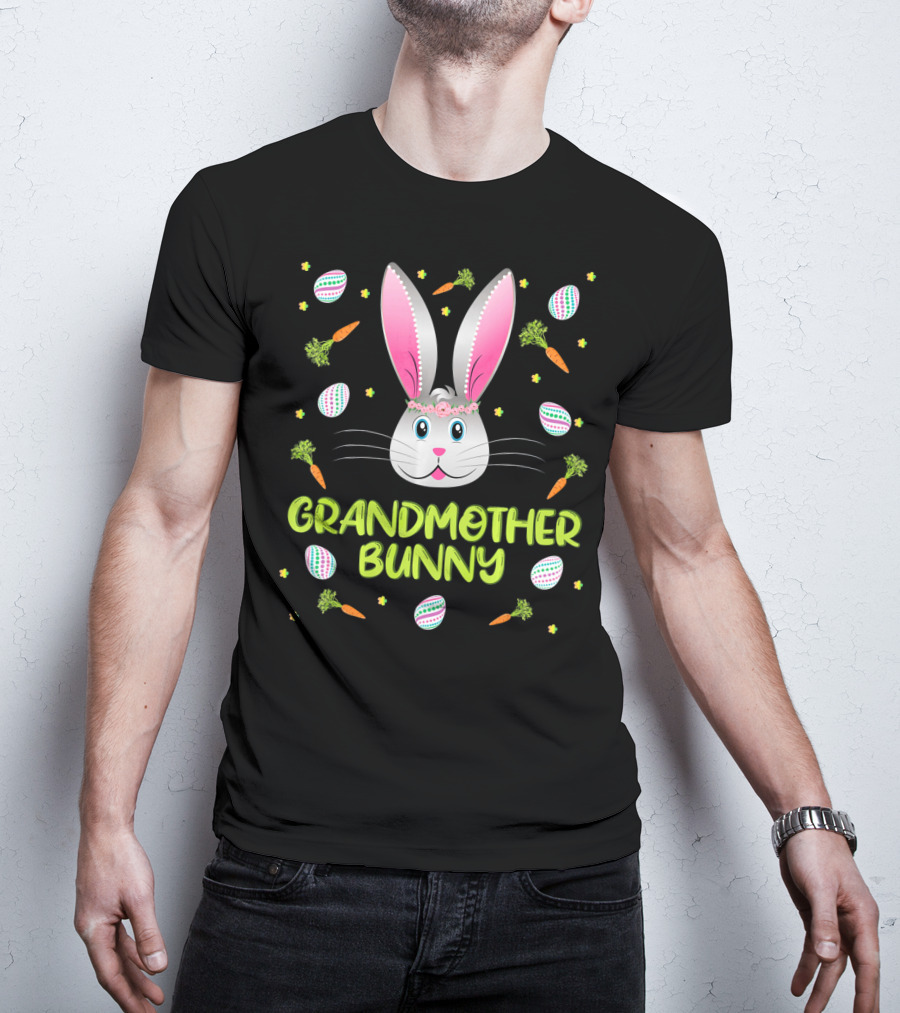 Grandmother Bunny Easter Egg Hunt T-Shirt