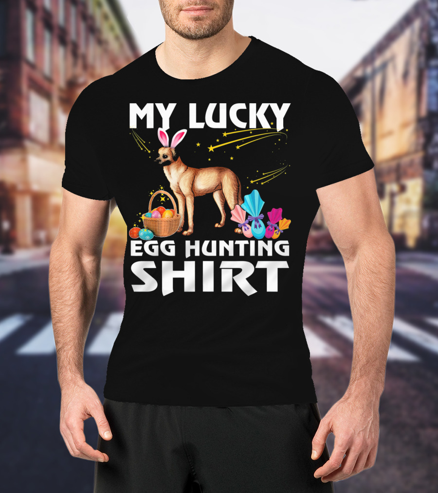 My Lucky Egg Hunting Shirt Anatolian Shepherd Dog Bunny T-Shirt