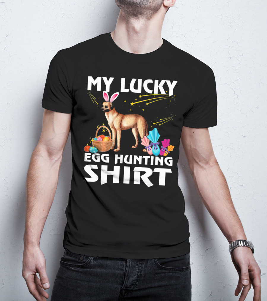 My Lucky Egg Hunting Shirt Anatolian Shepherd Dog Bunny T-Shirt