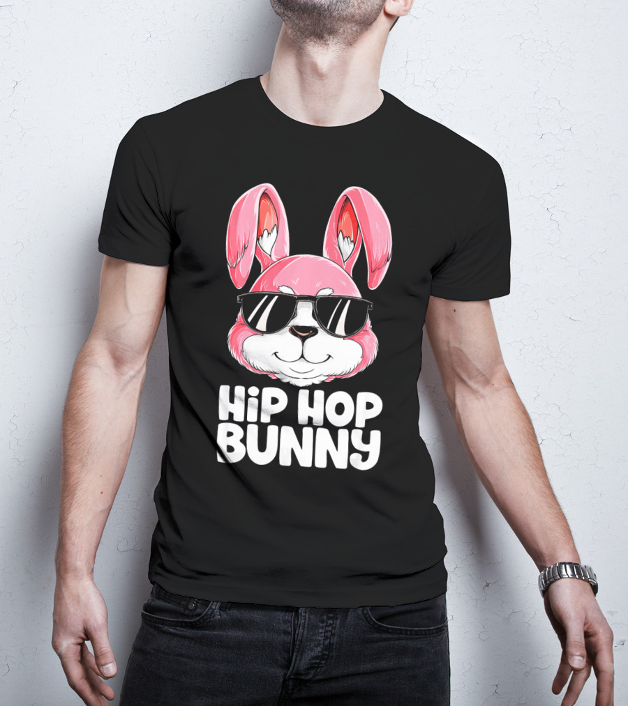 Easter Hip Hop Bunny In Sunglasses T-Shirt