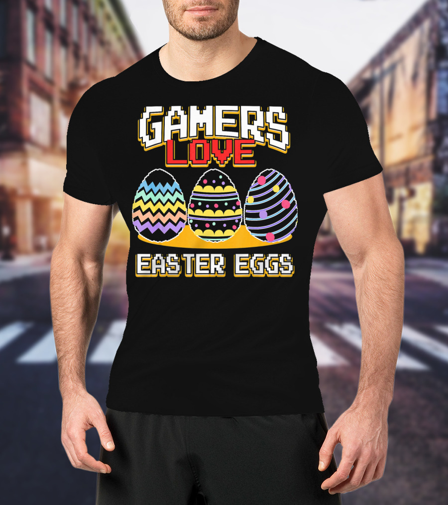 Gamers Love Easter Eggs Girls T-Shirt