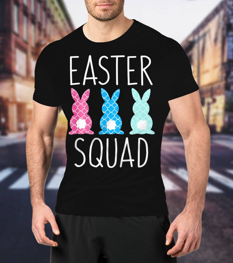 Easter Squad Family Matching Bunny T-Shirt