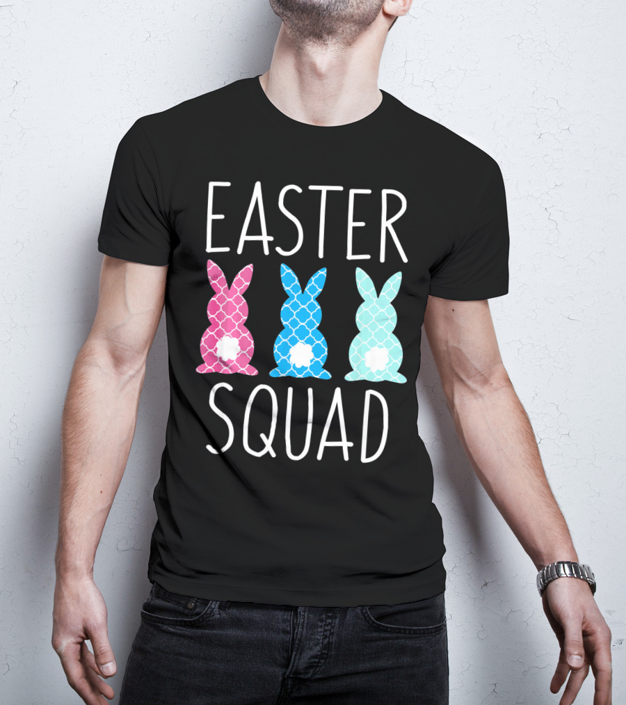Easter Squad Family Matching Bunny T-Shirt
