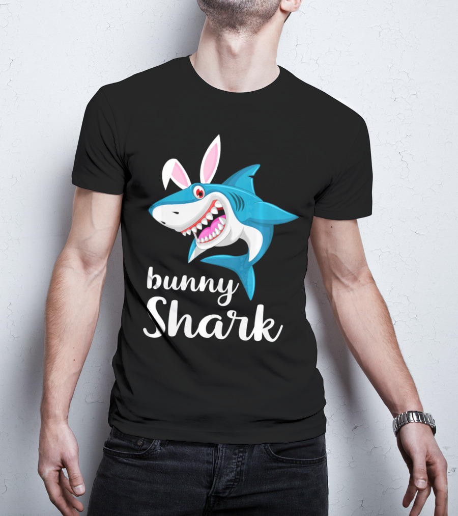 Bunny Shark Easter Yout T-Shirt