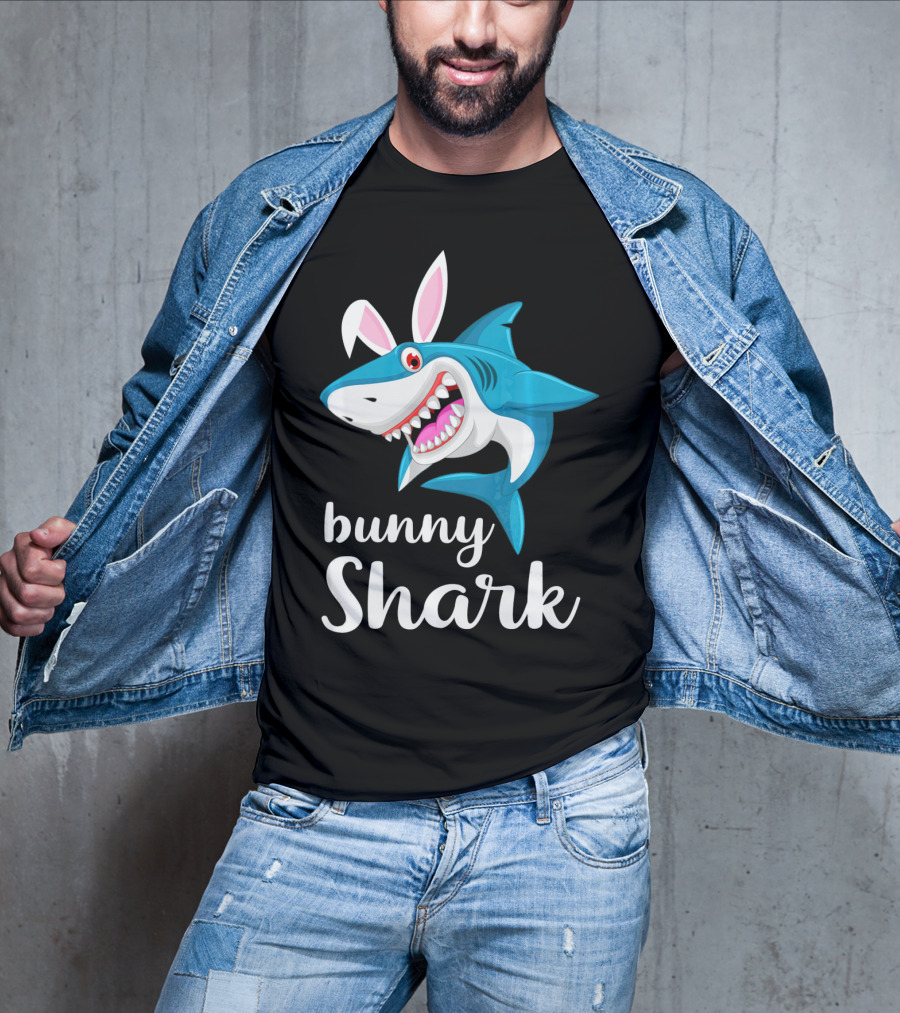 Bunny Shark Easter Yout T-Shirt