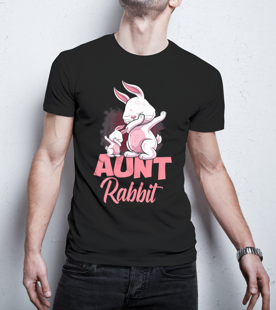 Aunt Rabbit Matching Family Bunny Fun T-Shirt