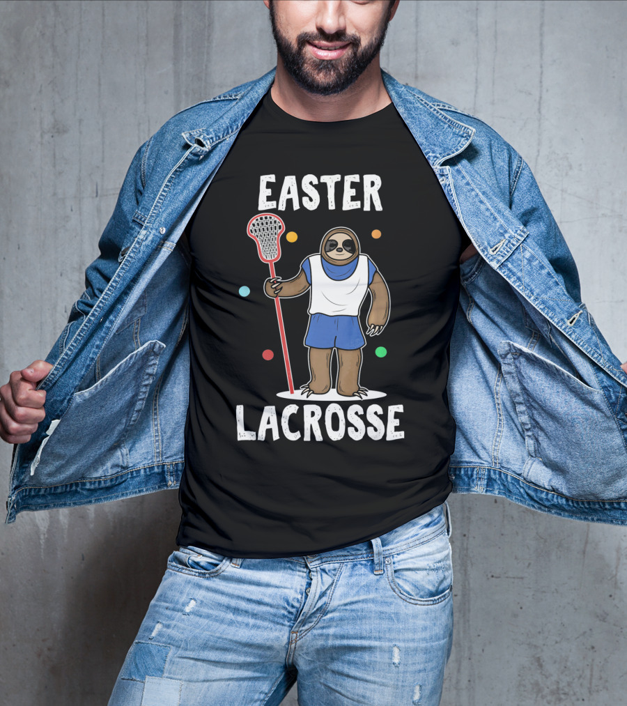 Easter Lacrosse Funny Easter Idea Happy Easte T-Shirt