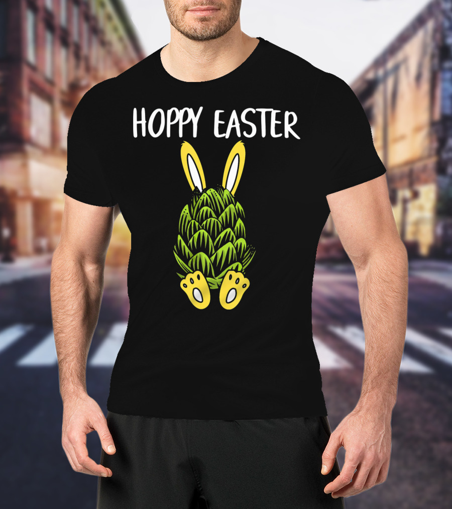 Hoppy Easter Bunny Rabbit Beer Hops T-Shirt