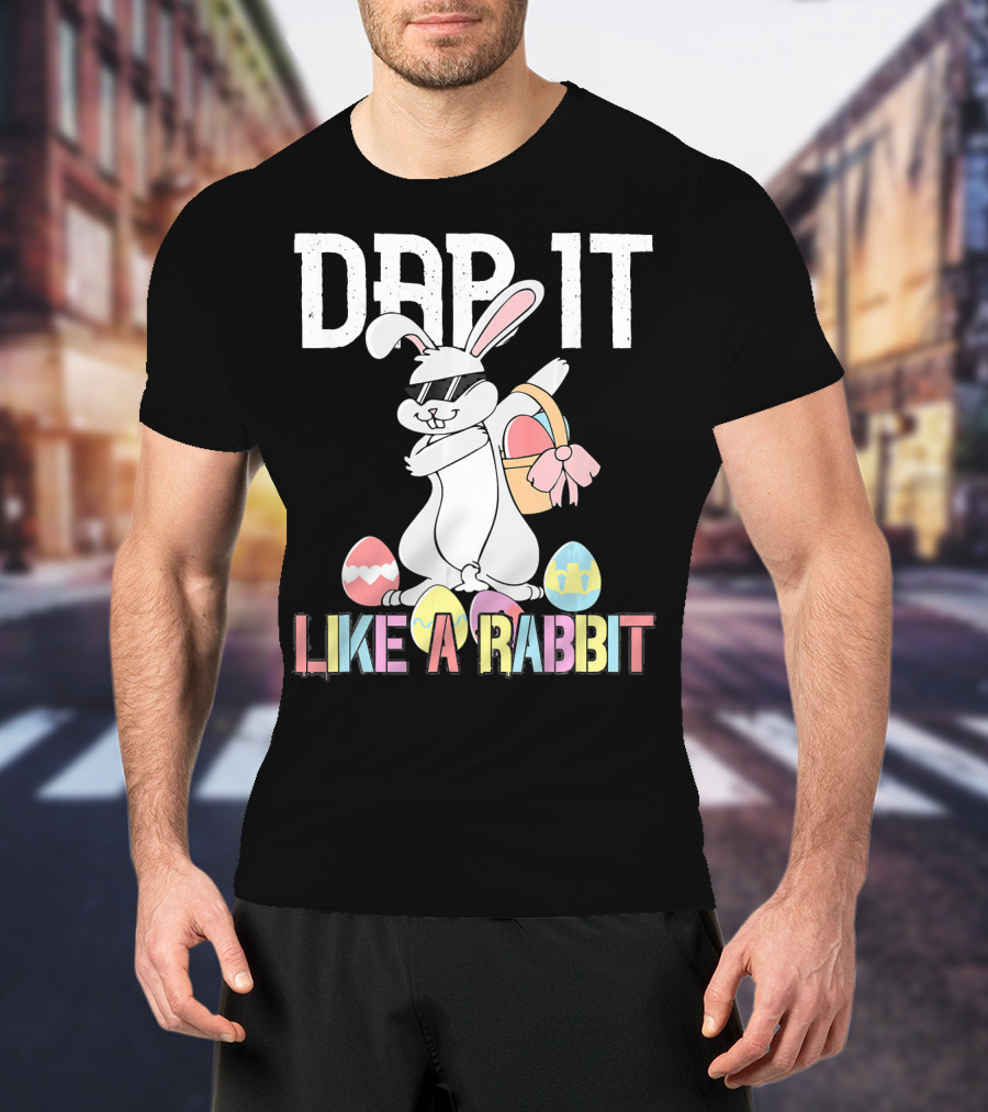 Dab It Like A Rabbit Easter Bunny T-Shirt