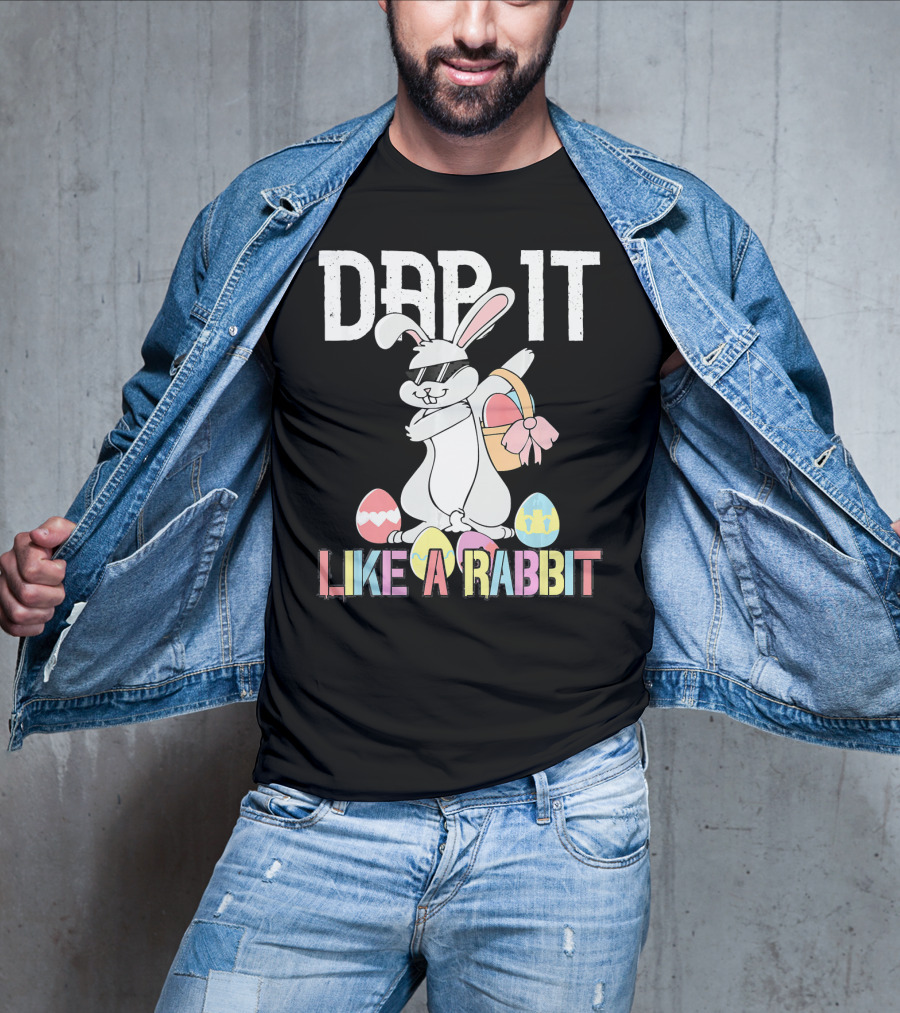 Dab It Like A Rabbit Easter Bunny T-Shirt