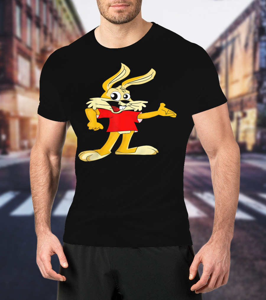 Rabbit Bunny Easter Cartoon Character T-Shirt