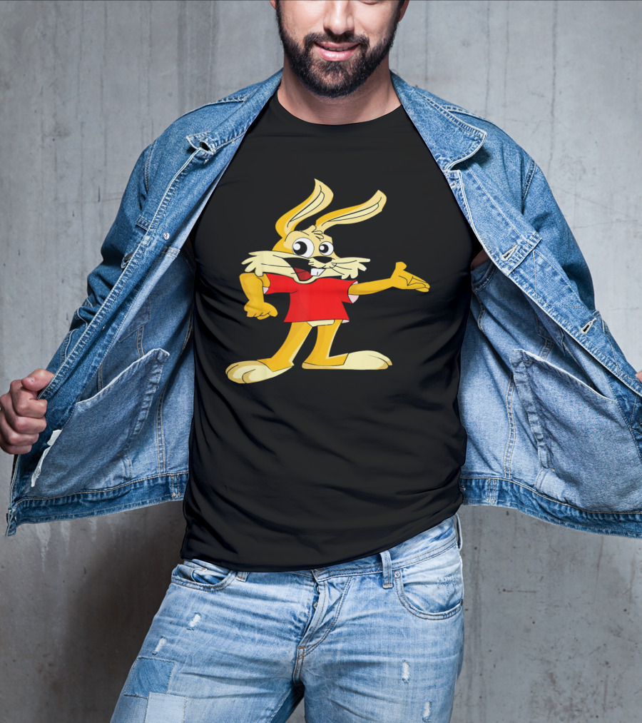 Rabbit Bunny Easter Cartoon Character T-Shirt