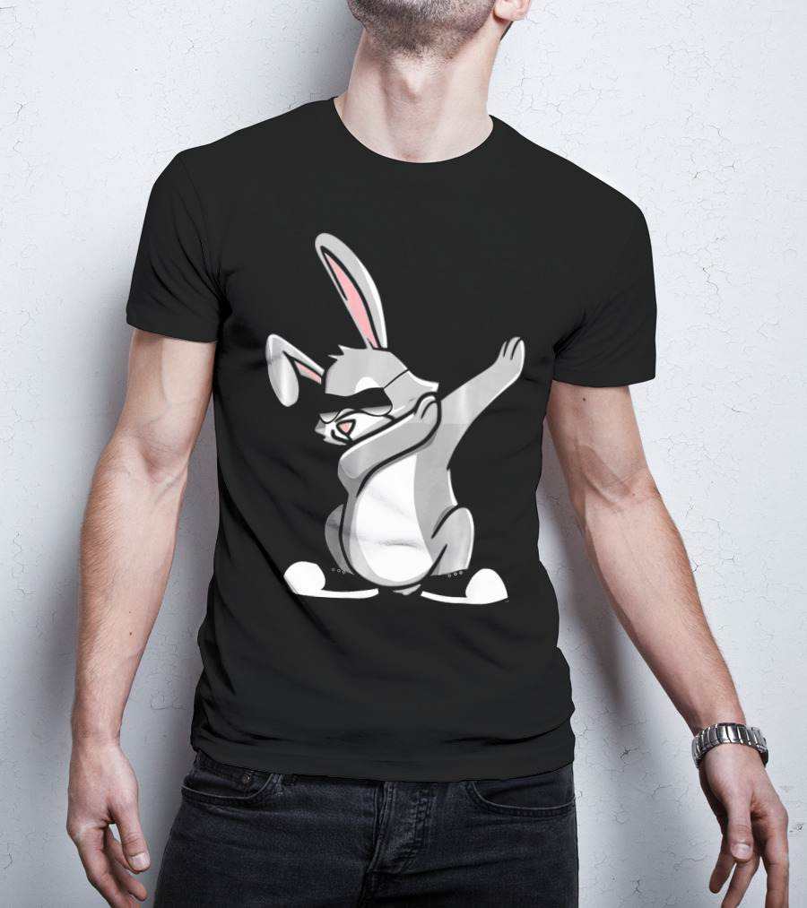 Easter Dab Bunny Women's Sunglasses Cute Rabbit Dancing T-Shirt