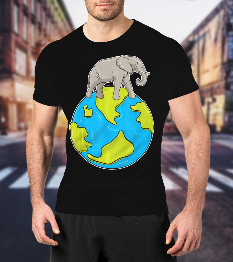 Celebrate Every Day Earth Elephant T-Shirt