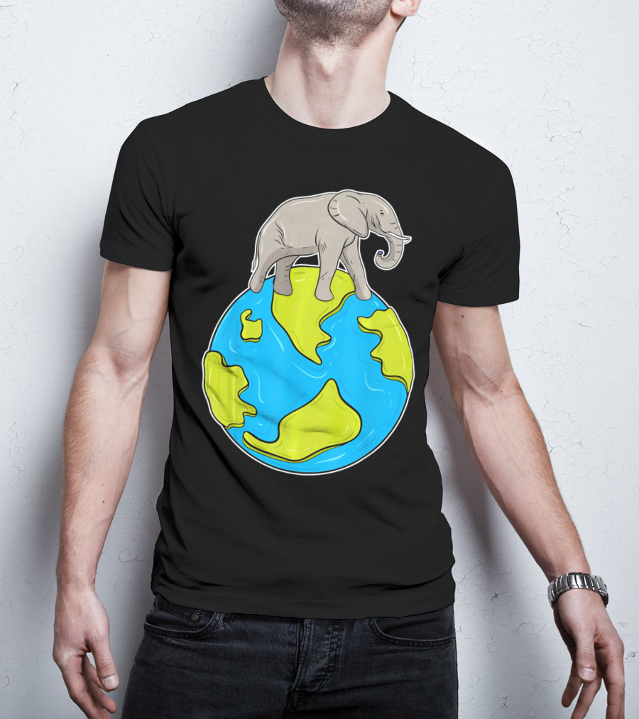 Celebrate Every Day Earth Elephant T-Shirt