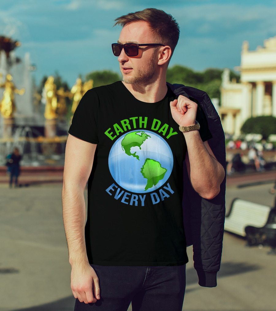 Earth Day Every Day Globe T-Shirt