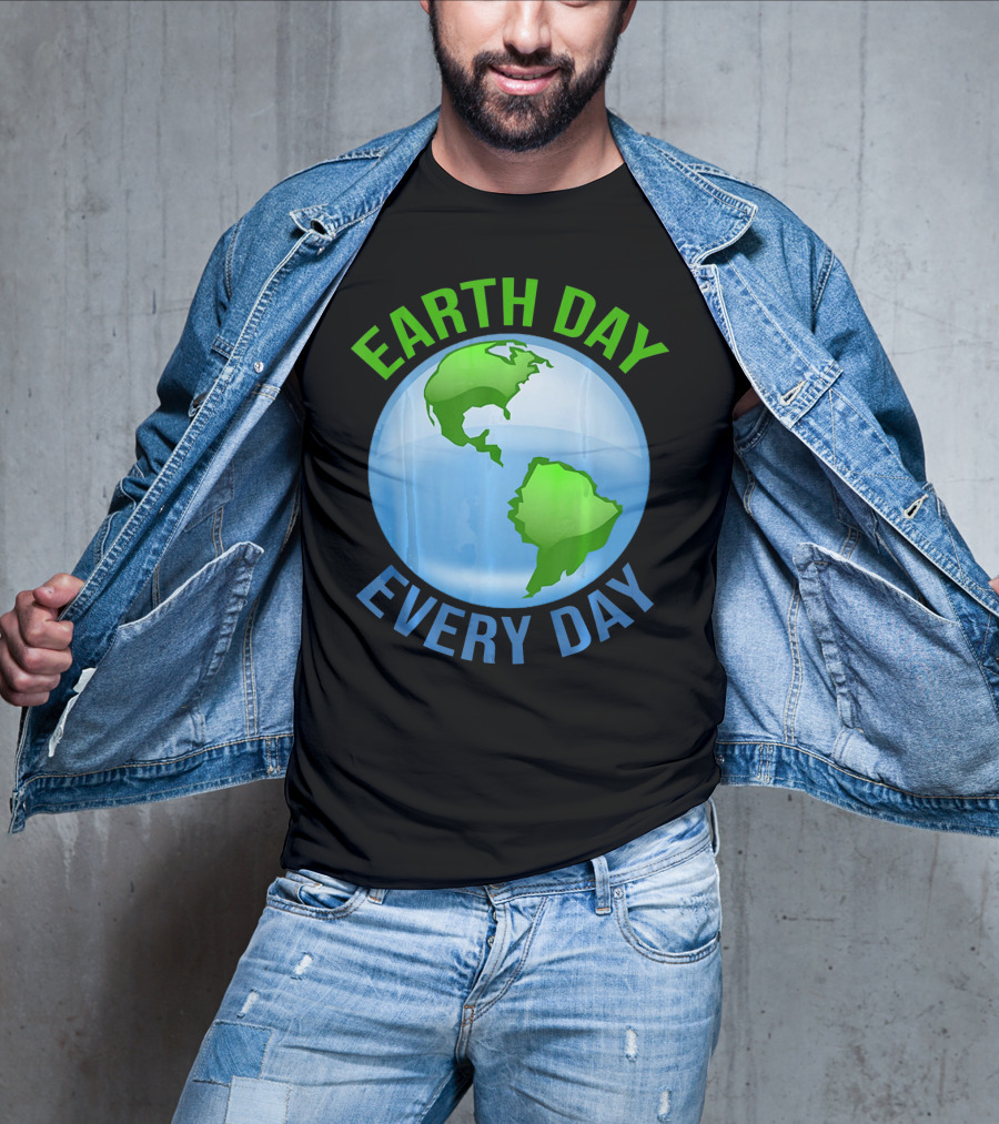 Earth Day Every Day Globe T-Shirt