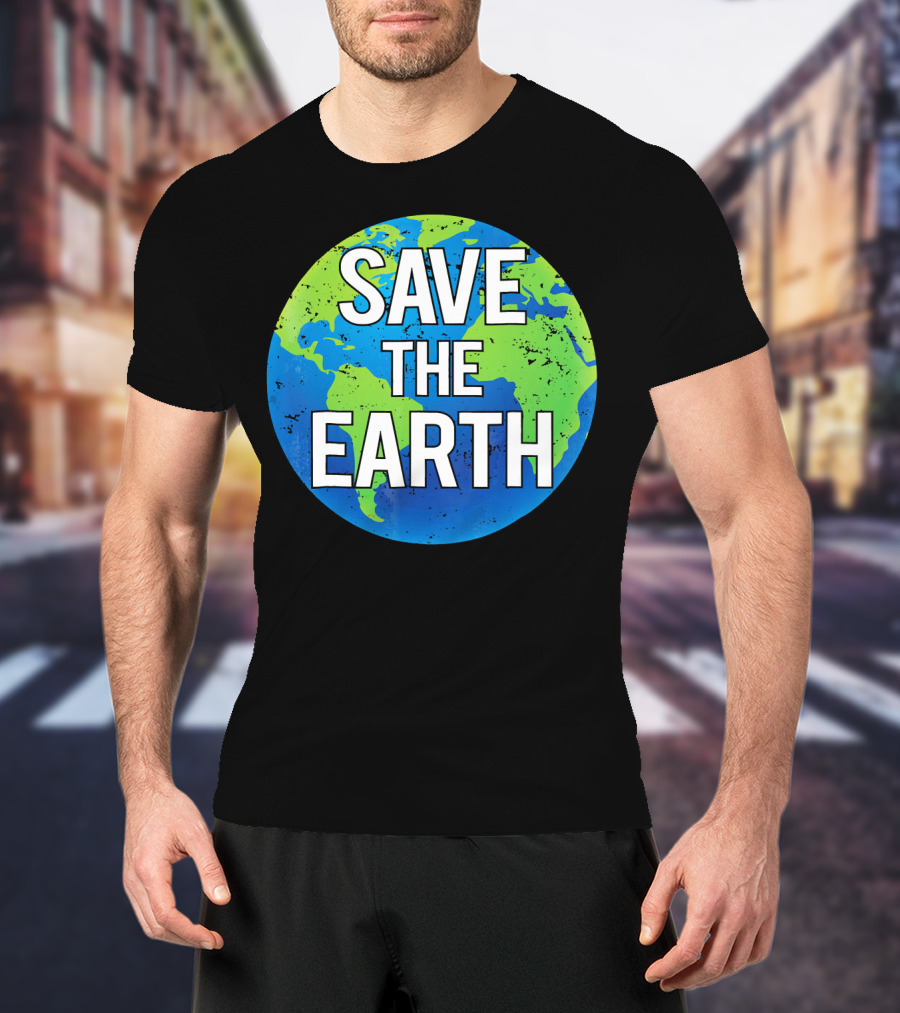Save The Earth Planet Climate Science T-Shirt