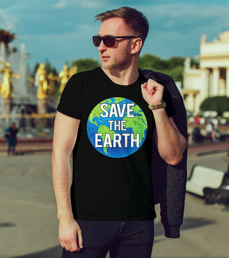 Save The Earth Planet Climate Science T-Shirt