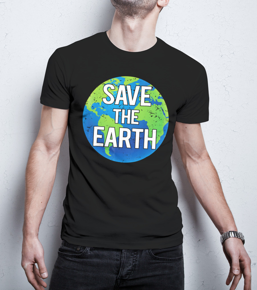 Save The Earth Planet Climate Science T-Shirt